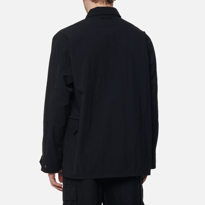Мужская куртка thisisneverthat, цвет чёрный, размер M TN221WOWLS05-BLACK Nylon Ripstop BDU - фото 4