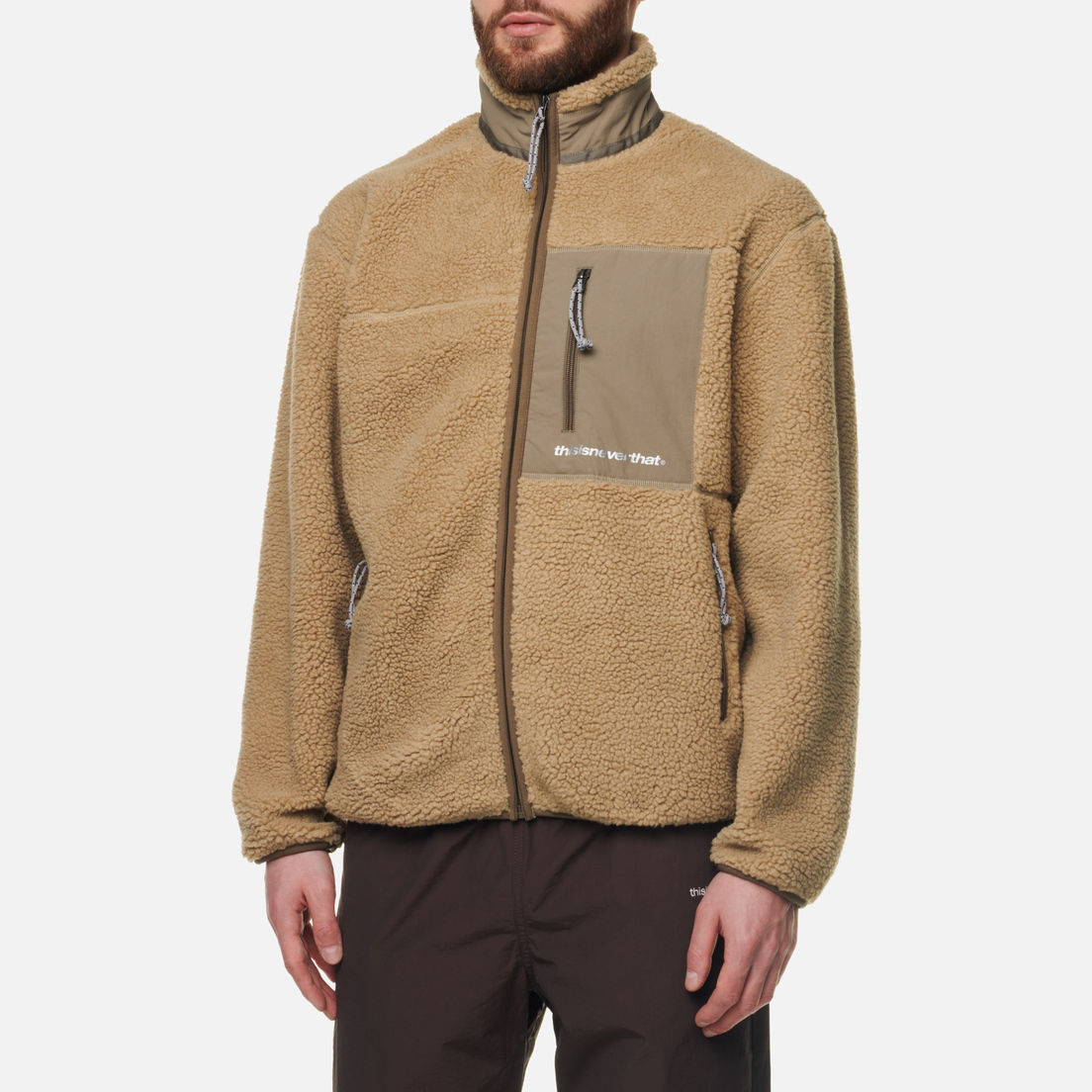 thisisneverthat Мужская флисовая куртка SP Sherpa Fleece Pocket