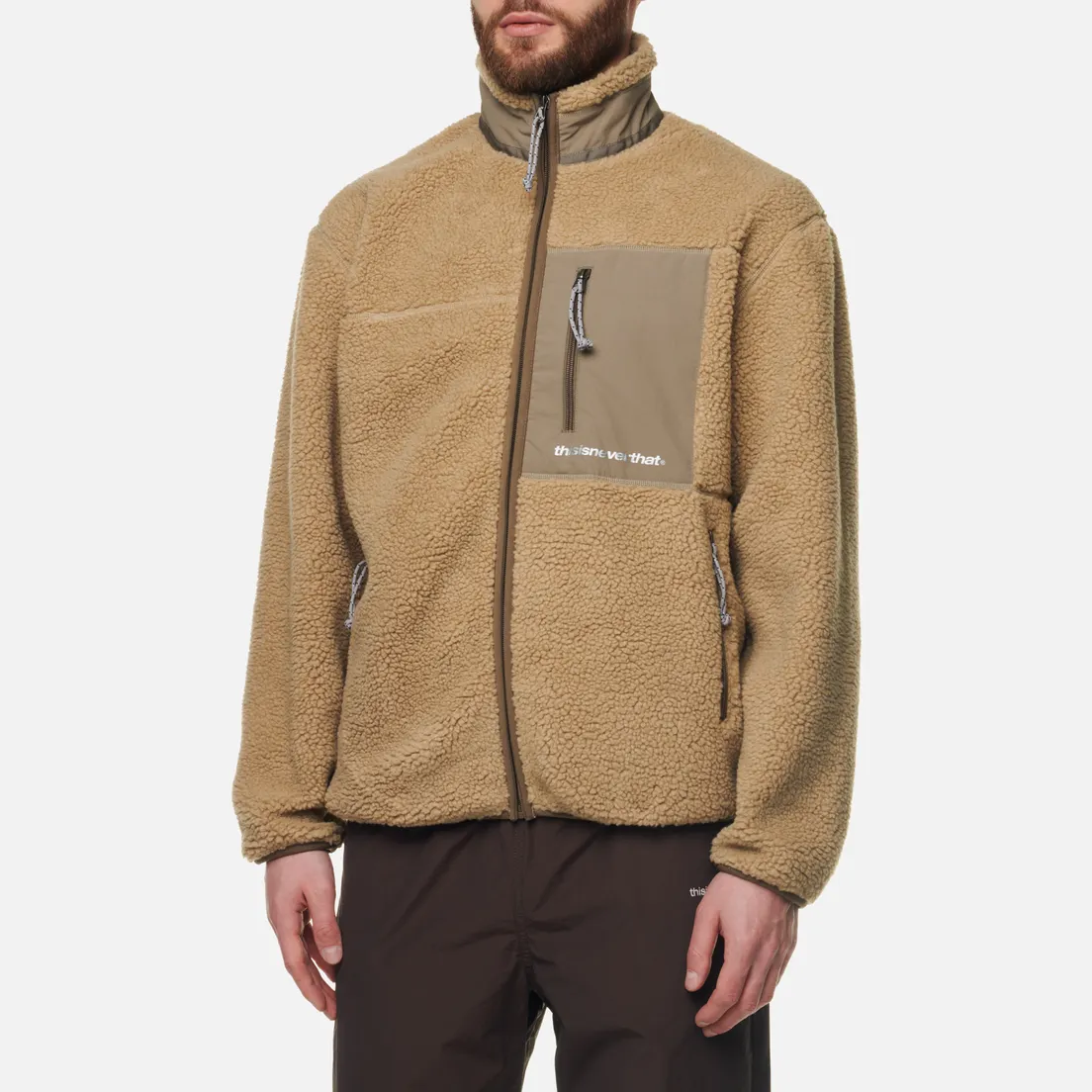 thisisneverthat Мужская флисовая куртка SP Sherpa Fleece Pocket