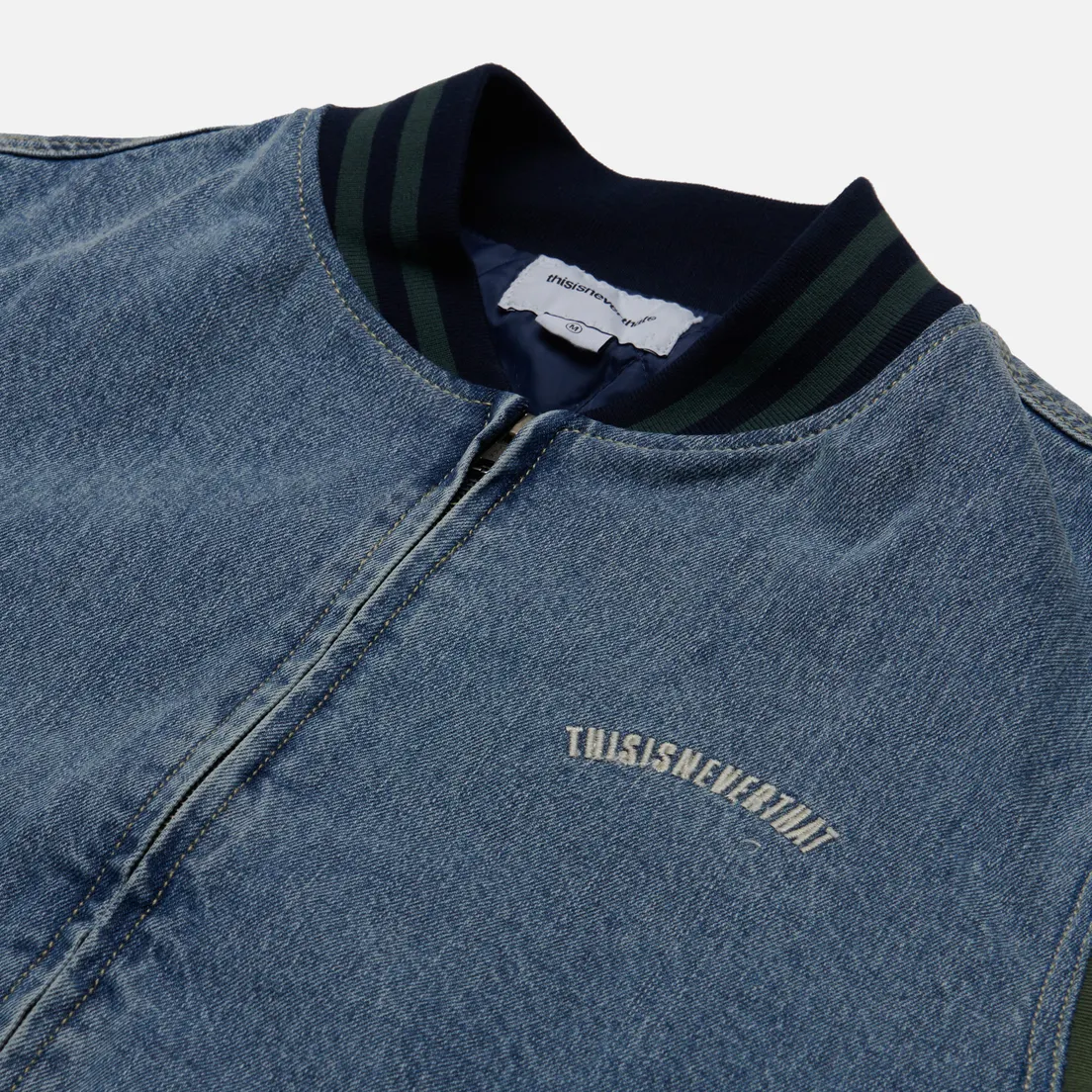 thisisneverthat Мужская куртка бомбер Denim Varsity