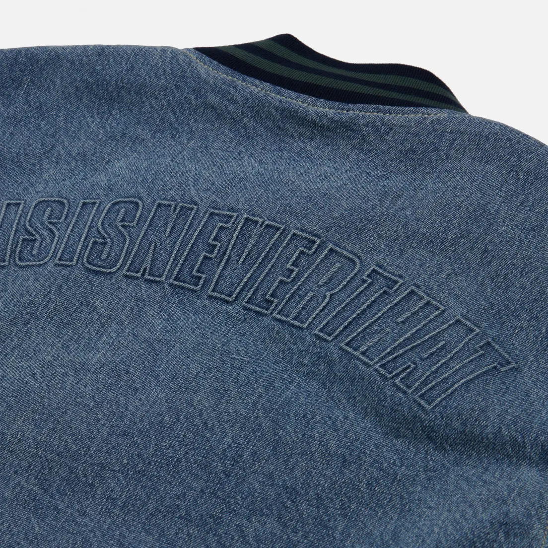 thisisneverthat Мужская куртка бомбер Denim Varsity