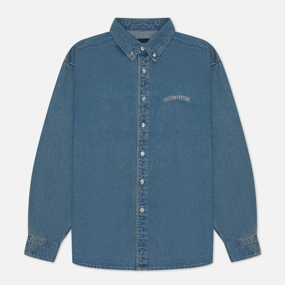 thisisneverthat Мужская рубашка Washed Denim Oxford