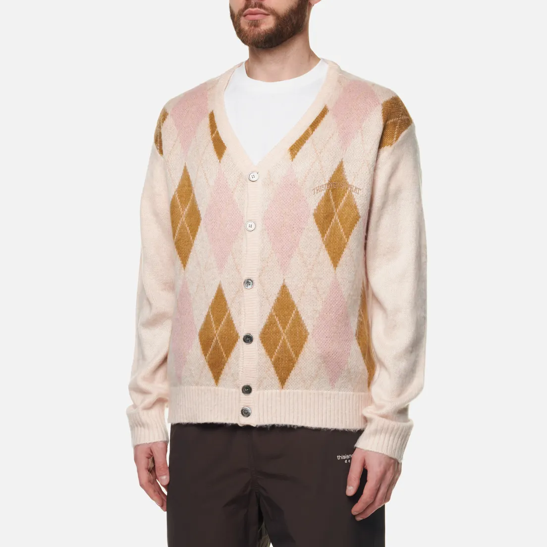 thisisneverthat Мужской кардиган Argyle