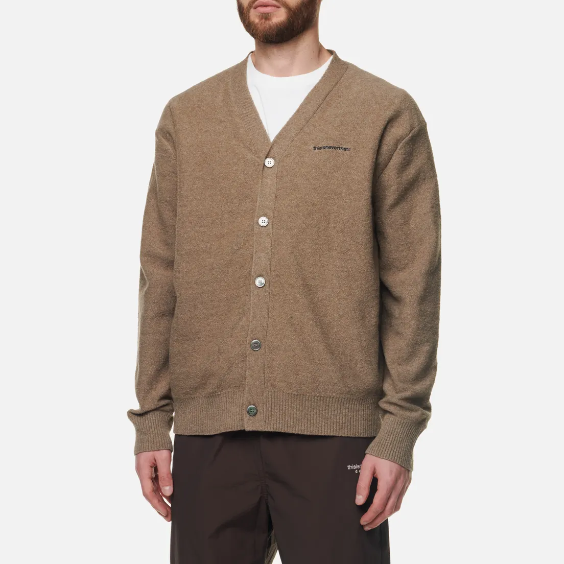 thisisneverthat Мужской кардиган T-Logo Boucle