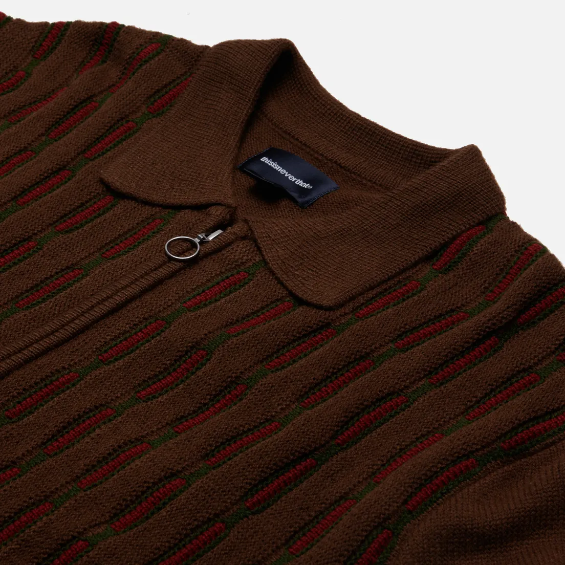 thisisneverthat Мужской свитер Chain Zip Up Polo