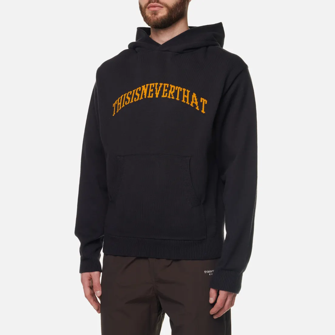 thisisneverthat Мужской свитер Arch-Logo Knit Hoodie