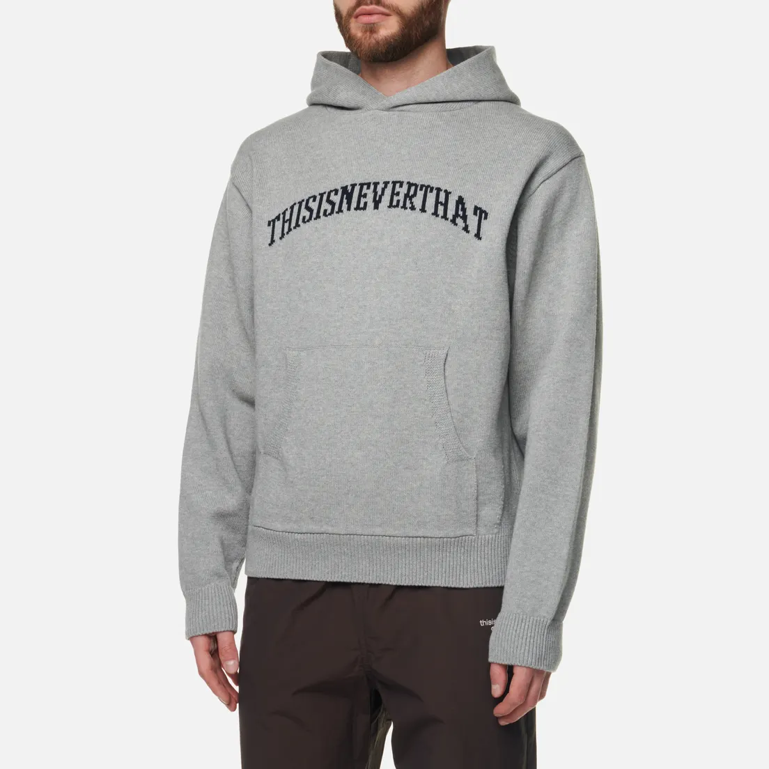 thisisneverthat Мужской свитер Arch-Logo Knit Hoodie