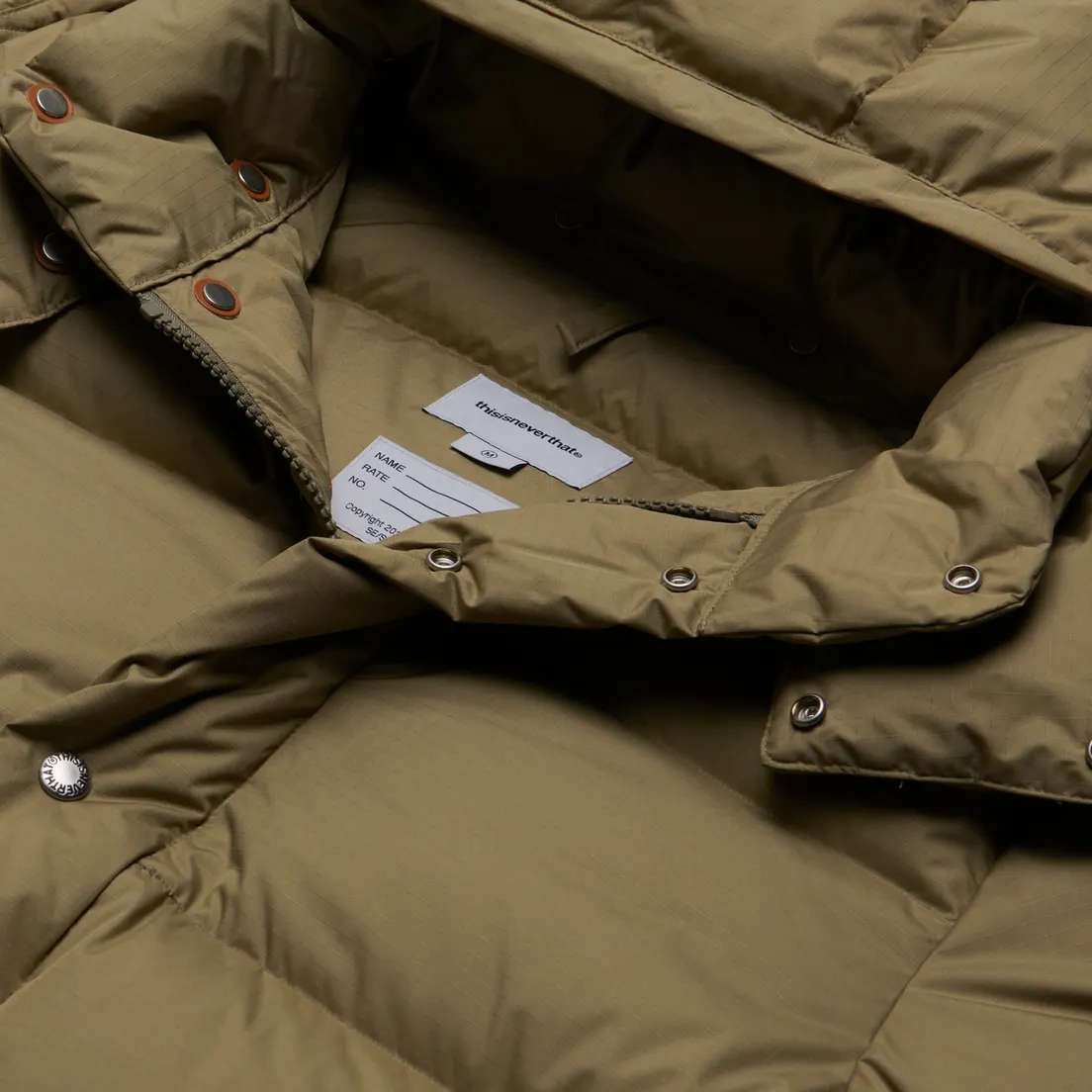 thisisneverthat Мужской пуховик Classic Ripstop Down Parka