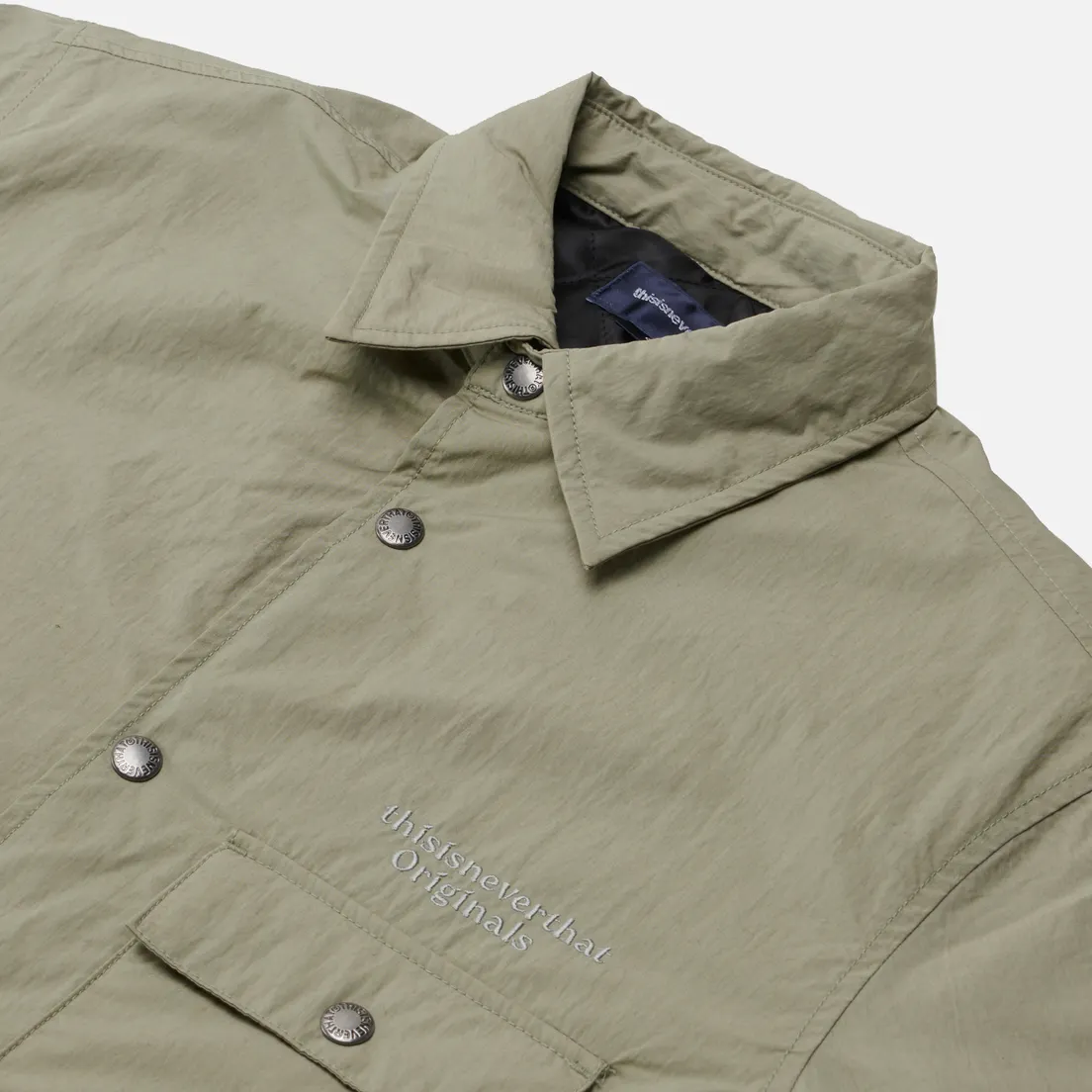 thisisneverthat Мужская демисезонная куртка Quilted Shirt