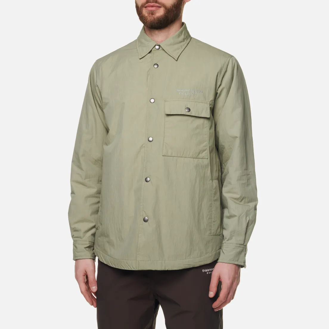 thisisneverthat Мужская демисезонная куртка Quilted Shirt
