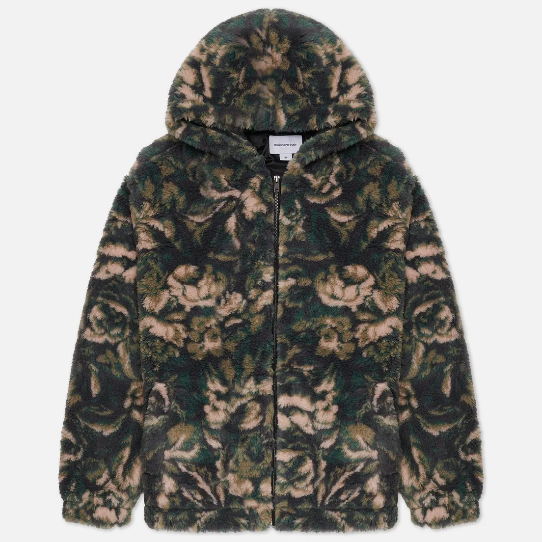 thisisneverthat Мужская флисовая куртка Floral Faux Fur