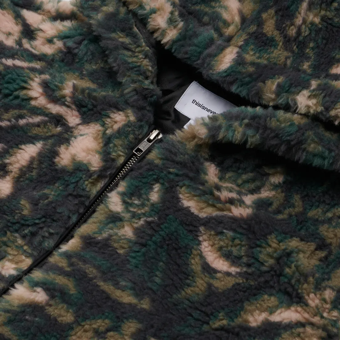 thisisneverthat Мужская флисовая куртка Floral Faux Fur