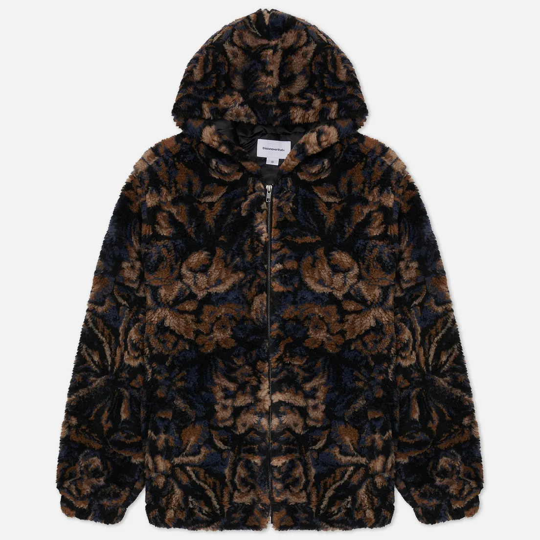 thisisneverthat Мужская флисовая куртка Floral Faux Fur