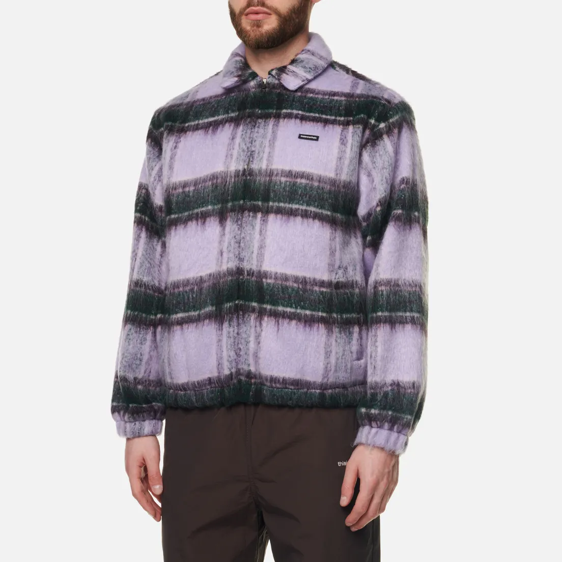 thisisneverthat Мужская демисезонная куртка Burshed Check Zip