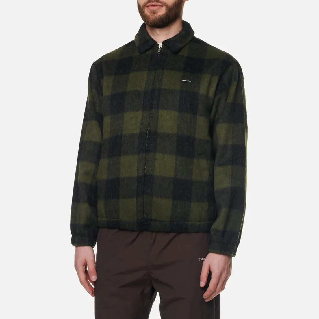 thisisneverthat Мужская демисезонная куртка Burshed Check Zip