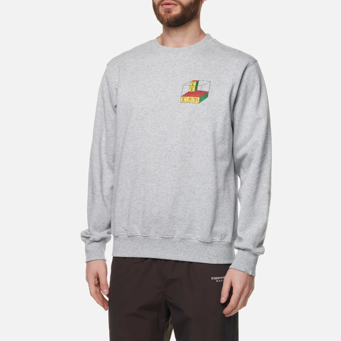 thisisneverthat Мужская толстовка Cube Crew Neck