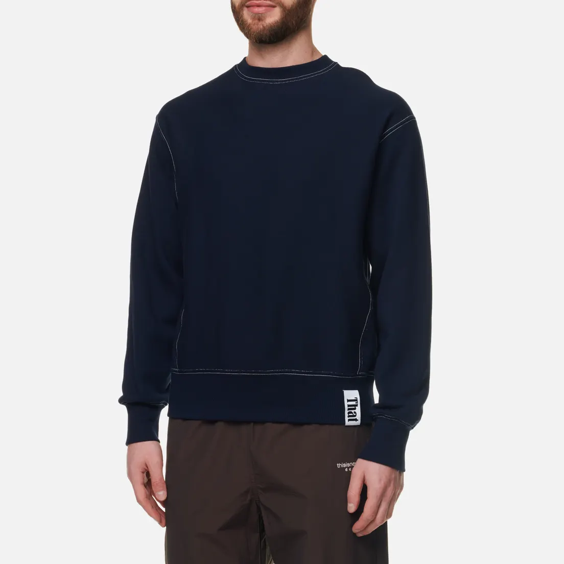 thisisneverthat Мужская толстовка Contrast Stitch Crew Neck