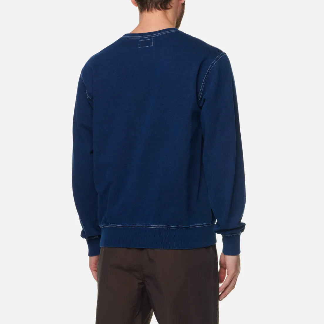 thisisneverthat Мужская толстовка Indigo Dyed Crew Neck