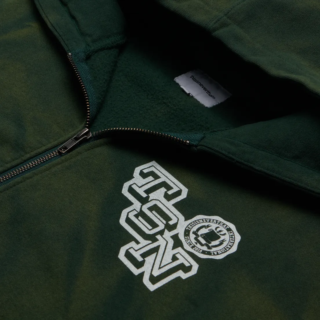thisisneverthat Мужская толстовка Faded Zip Up Hoodie