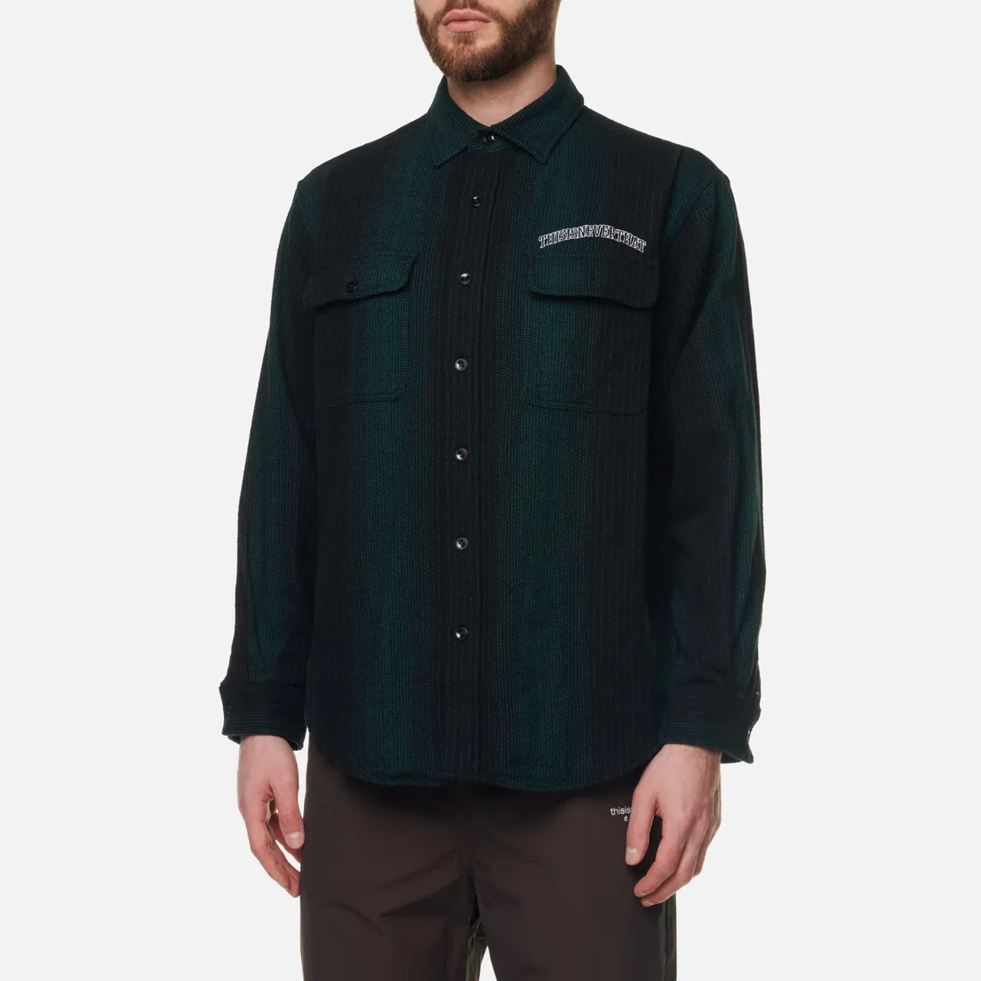 thisisneverthat Мужская рубашка Striped Flannel