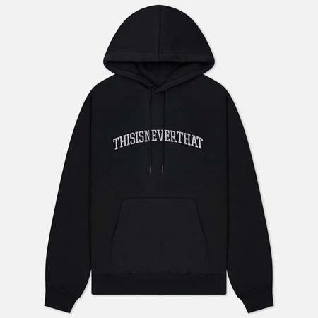 фото Мужская толстовка thisisneverthat arch-logo hoodie, цвет чёрный, размер s