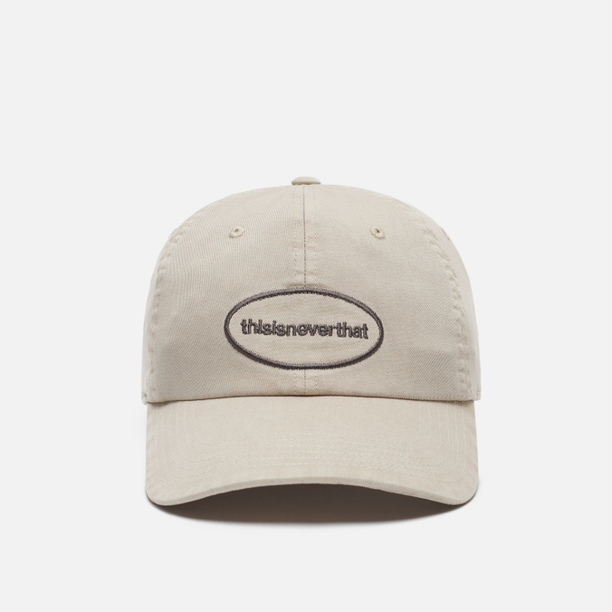 Кепка thisisneverthat Overdyed E/T-Logo, цвет бежевый