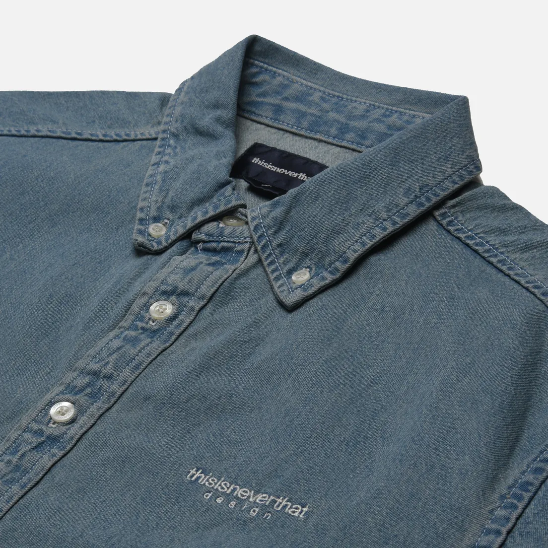 thisisneverthat Мужская рубашка Washed Denim SS