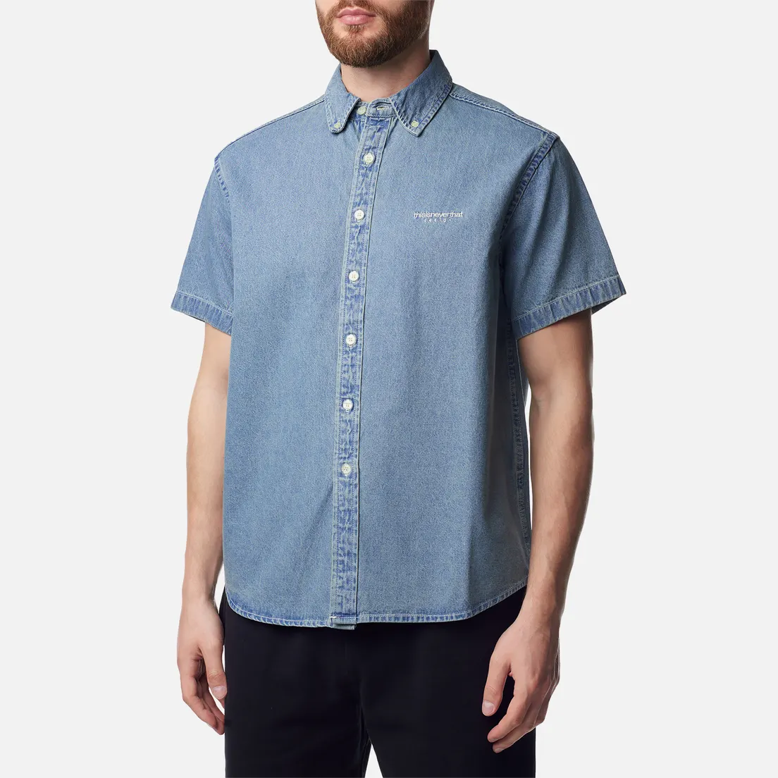 thisisneverthat Мужская рубашка Washed Denim SS