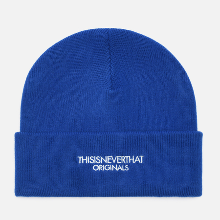 фото Шапка thisisneverthat fr-logo, цвет синий