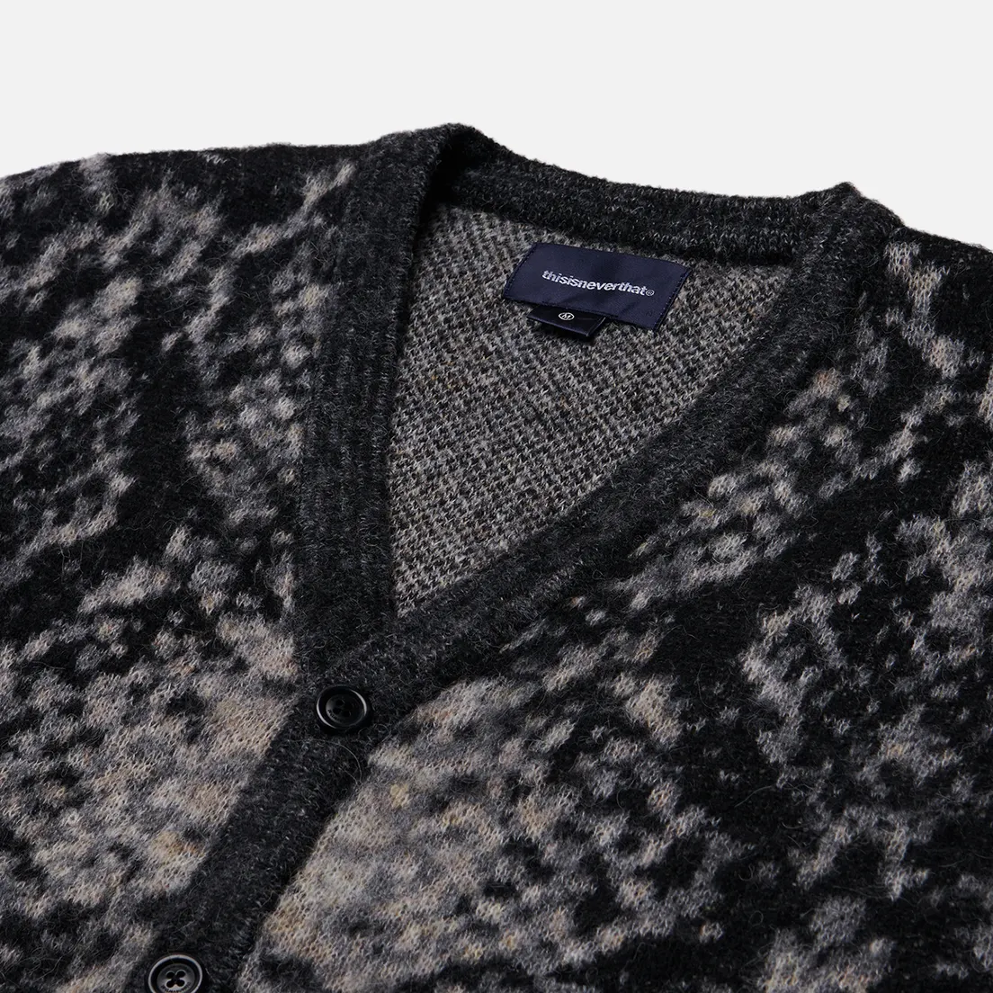 thisisneverthat Мужской кардиган Phyton Jacquard Knit
