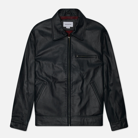 Мужская демисезонная куртка thisisneverthat Leather Sports, цвет чёрный, размер S