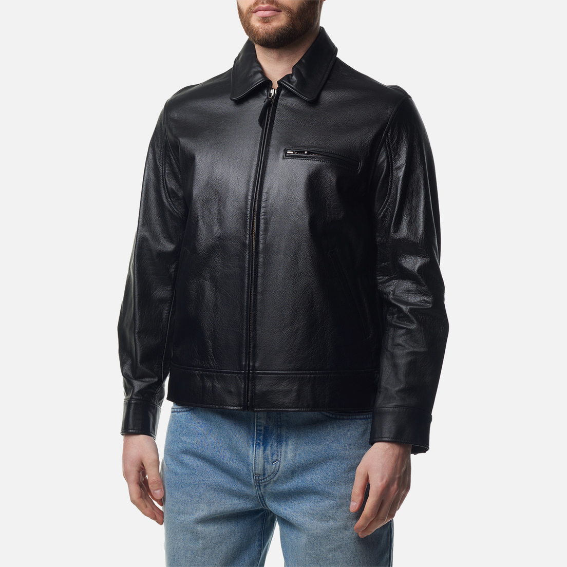 thisisneverthat Мужская демисезонная куртка Leather Sports