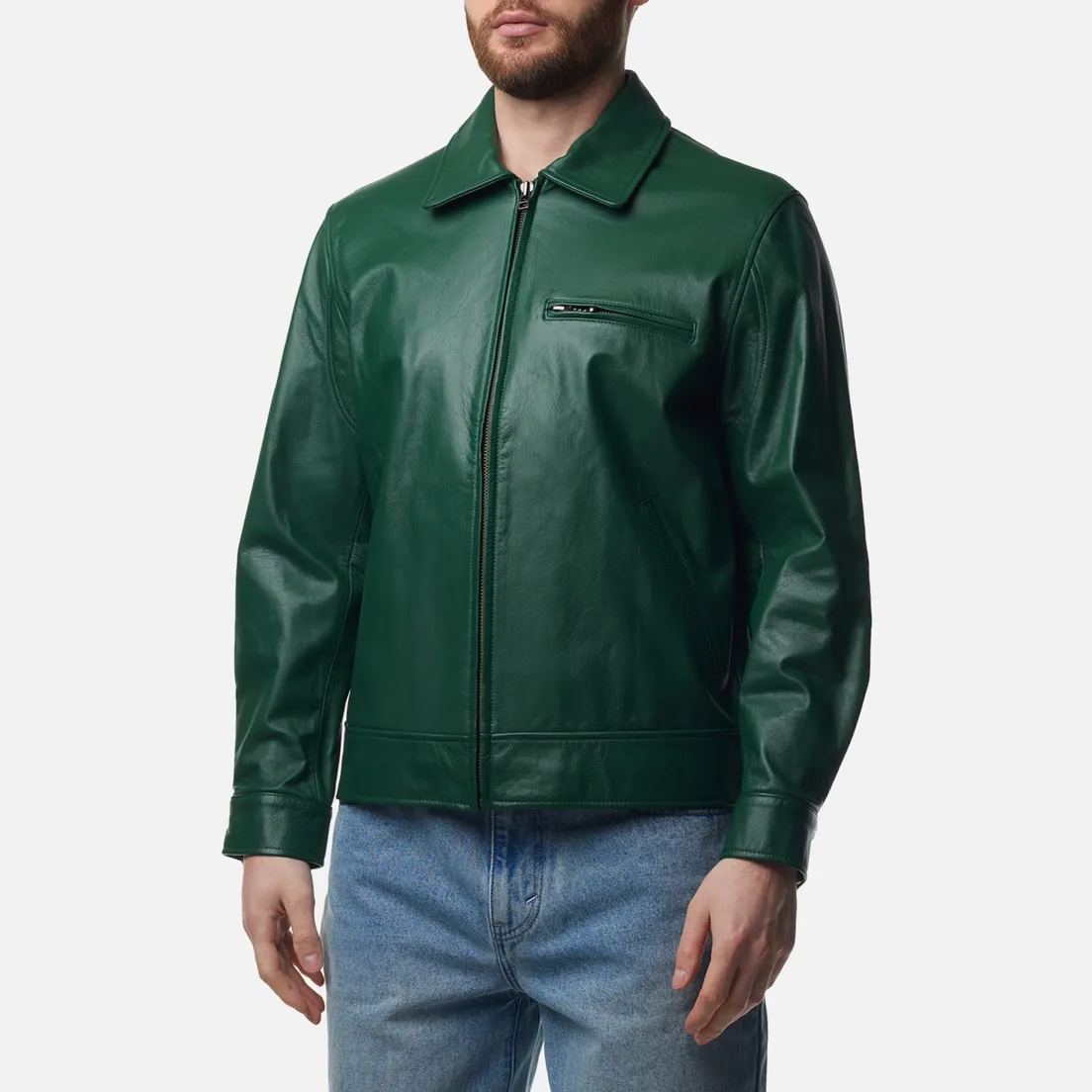 thisisneverthat Мужская демисезонная куртка Leather Sports