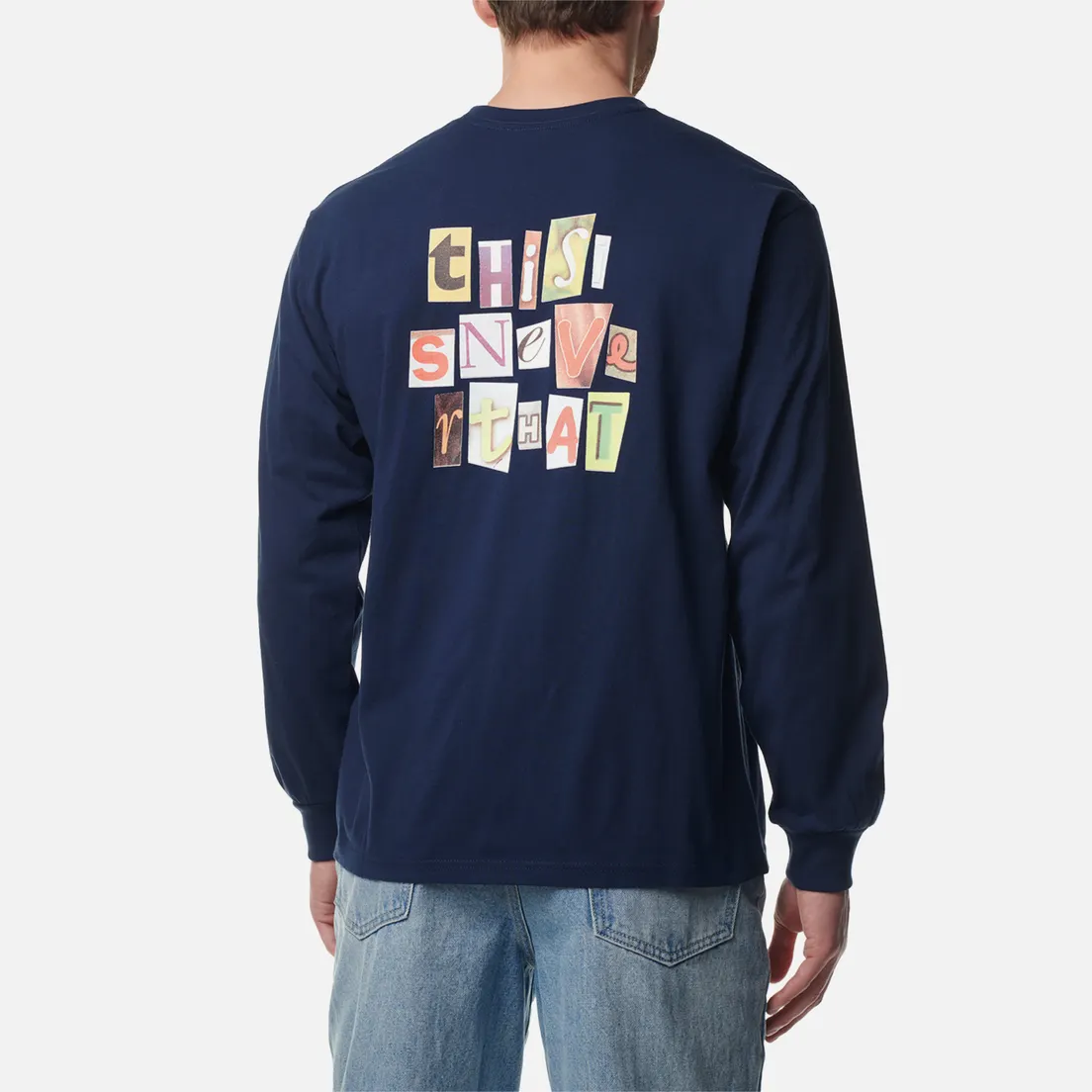 thisisneverthat Мужской лонгслив Cut Out Letters