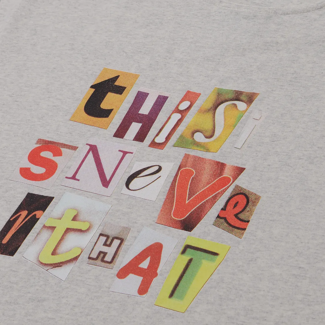 thisisneverthat Мужской лонгслив Cut Out Letters