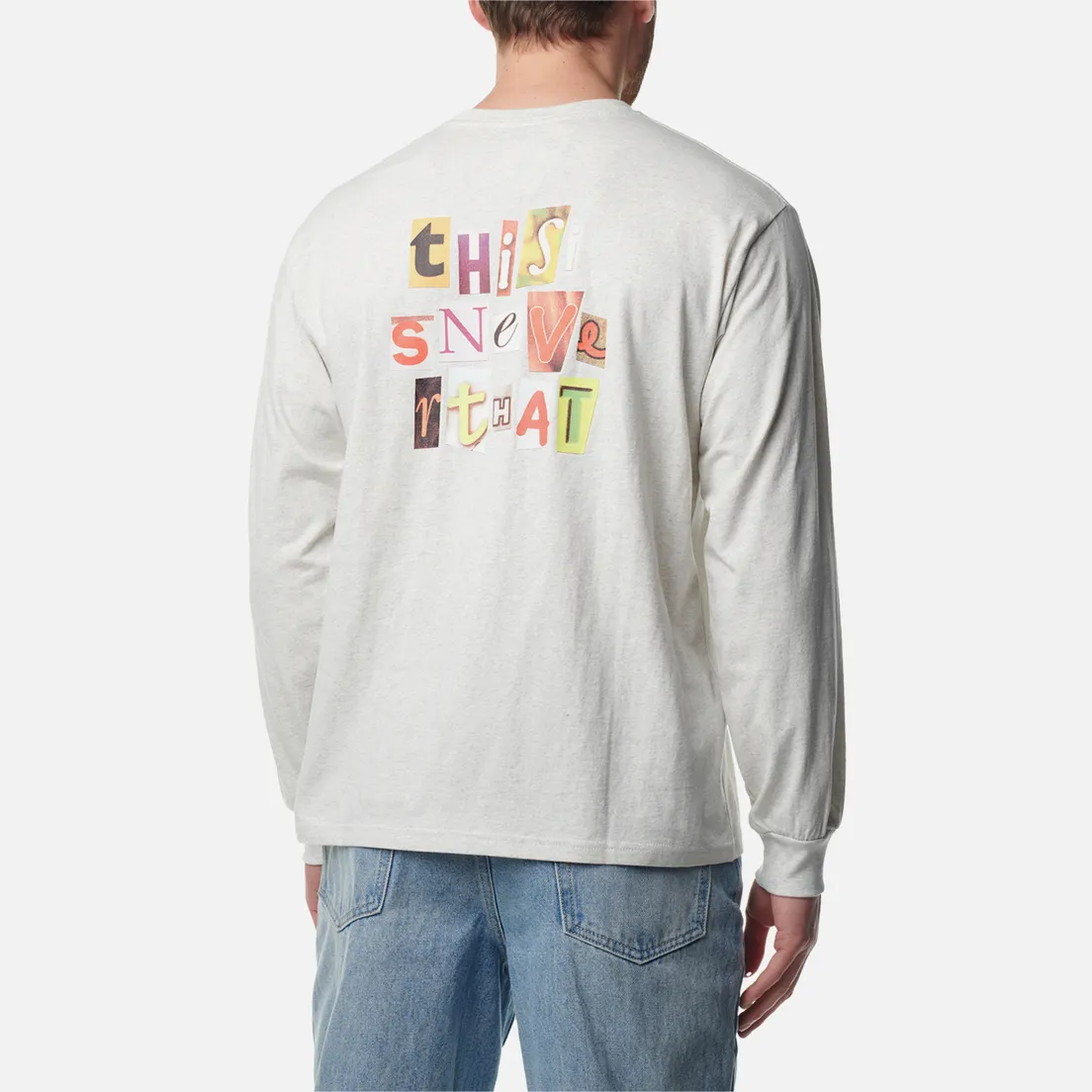thisisneverthat Мужской лонгслив Cut Out Letters