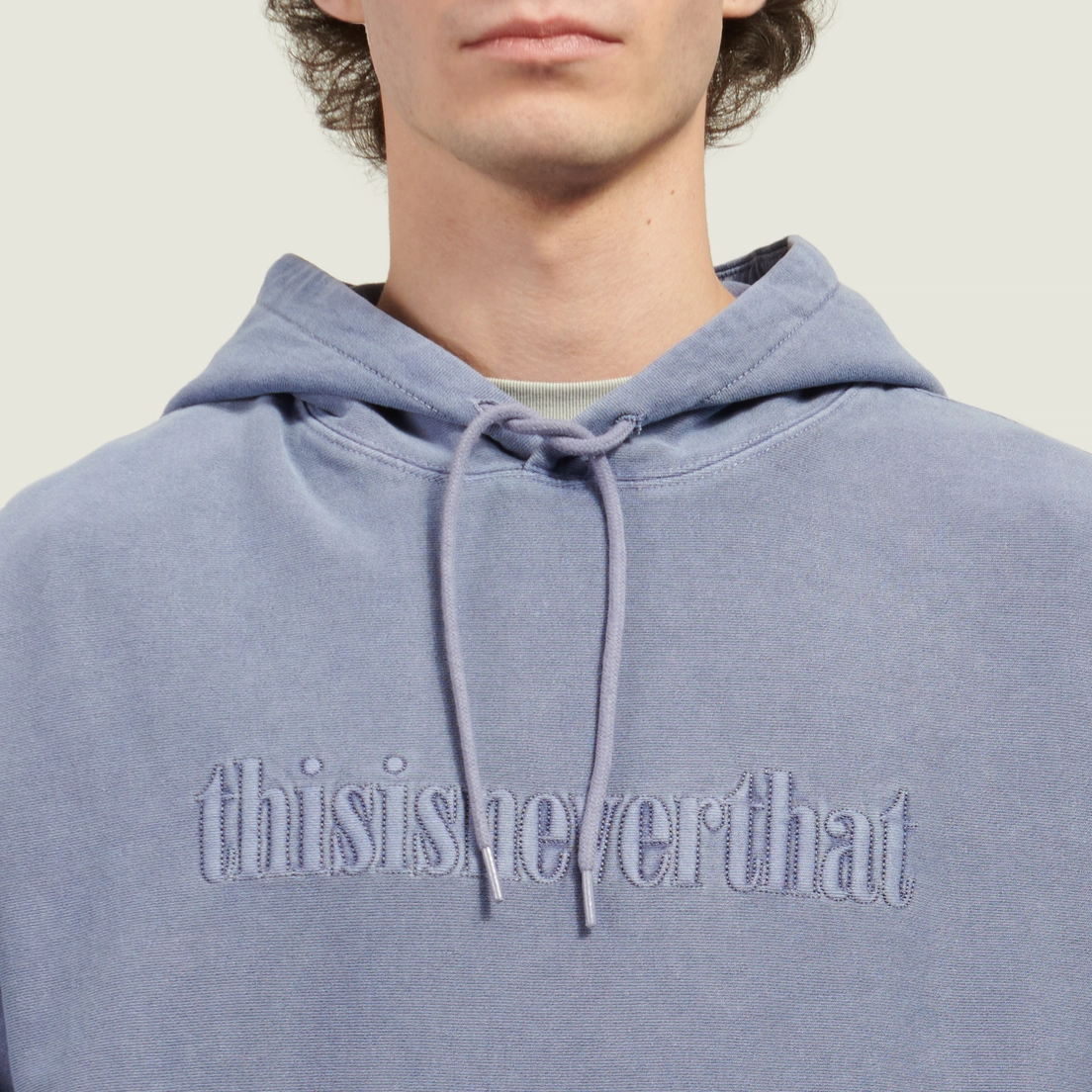 thisisneverthat Мужская толстовка Overdyed Embroidery Hoodie