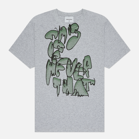 Мужская футболка thisisneverthat Graffiti, цвет серый, размер S