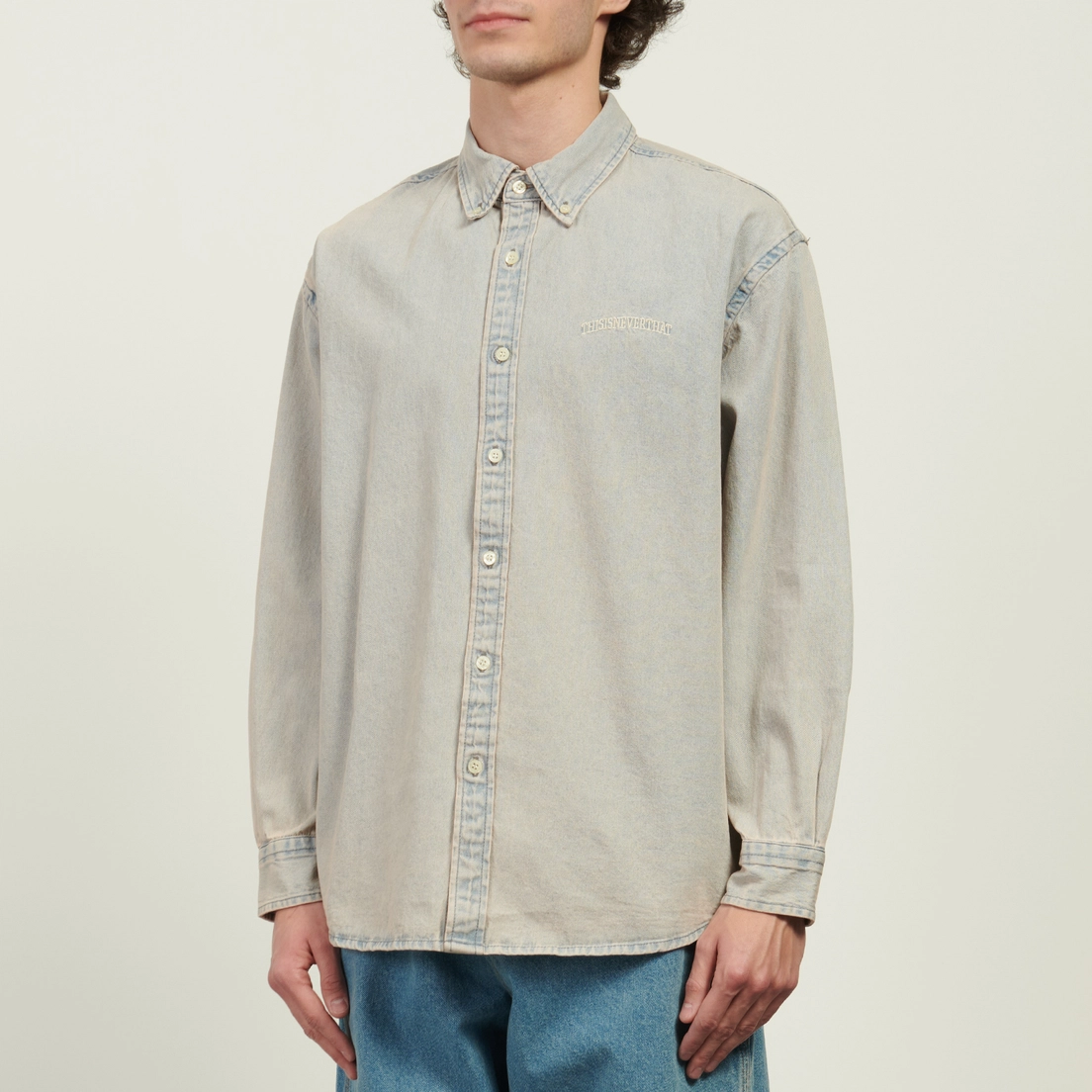 thisisneverthat Мужская рубашка Washed Denim