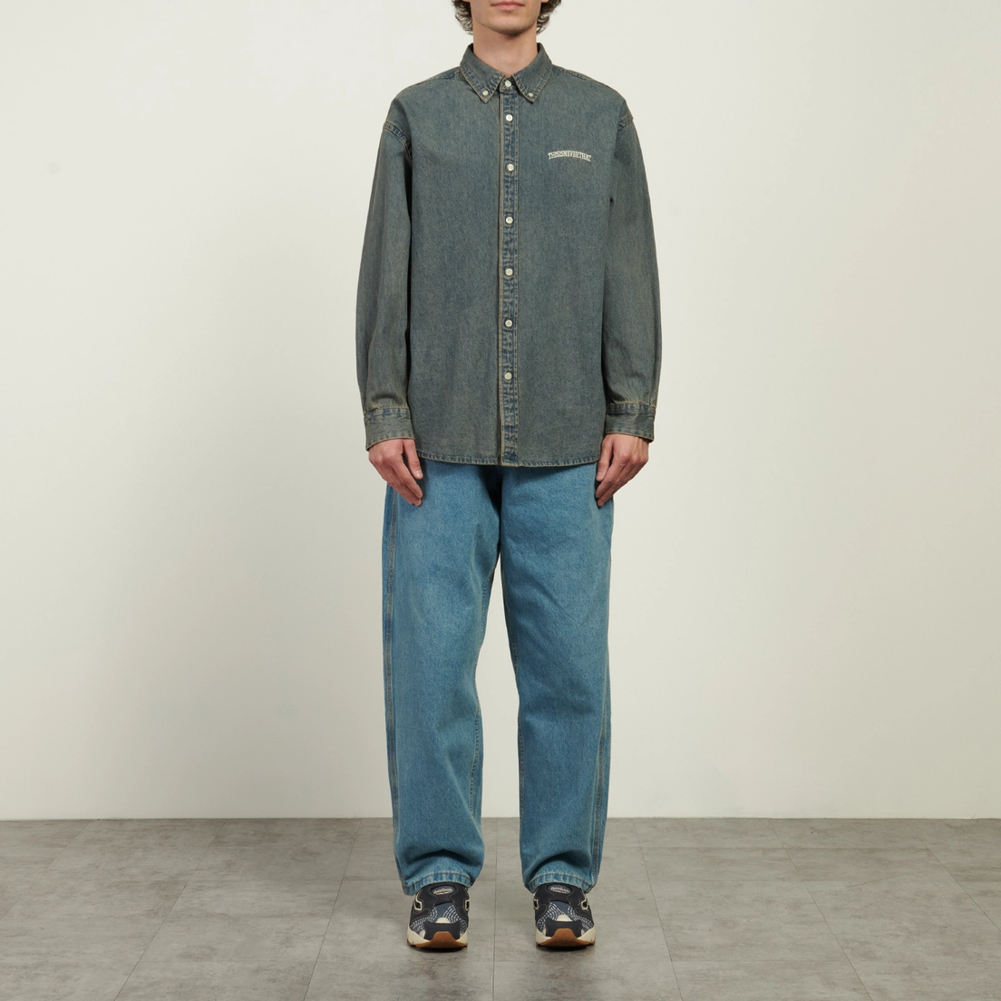 thisisneverthat Мужская рубашка Washed Denim