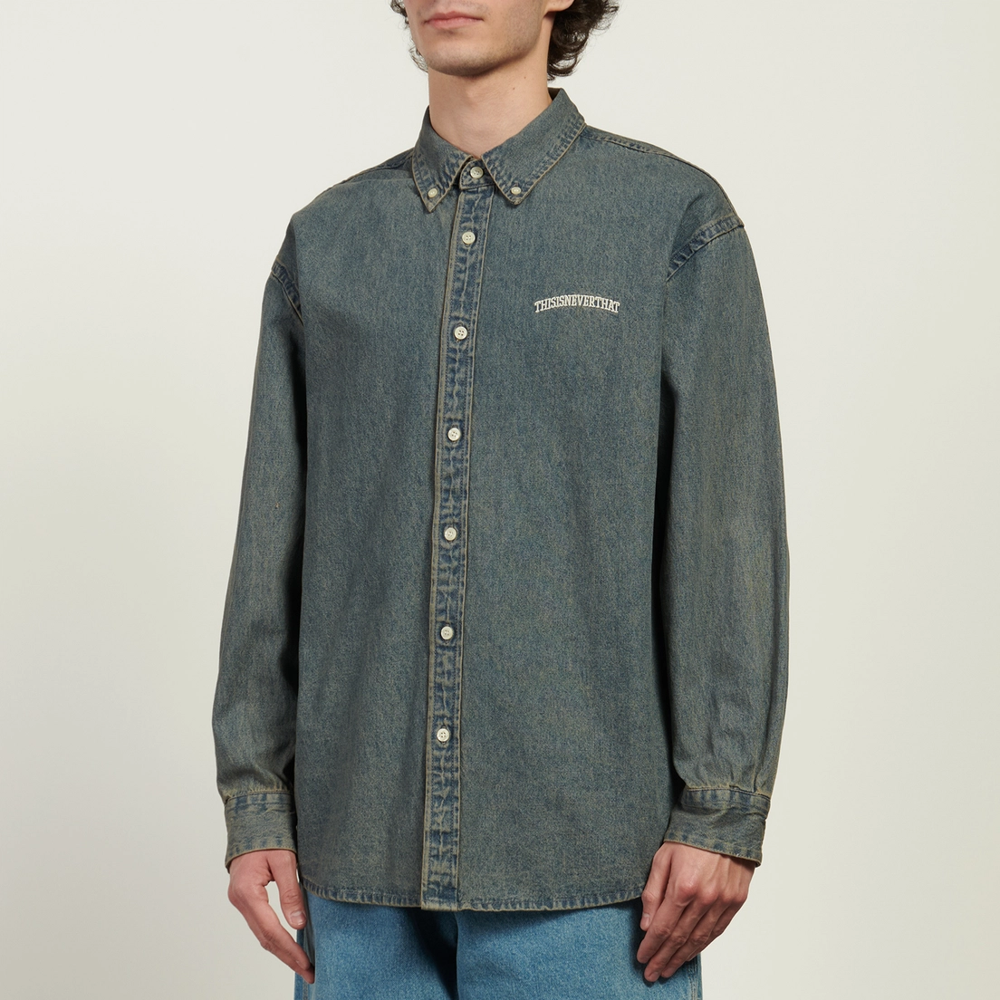 thisisneverthat Мужская рубашка Washed Denim