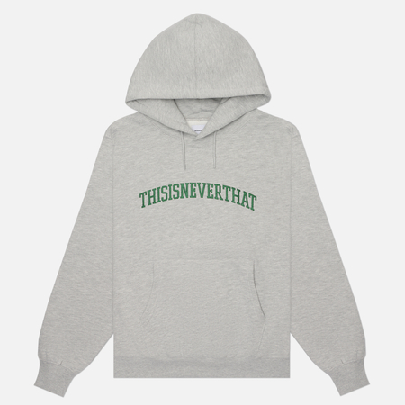 Мужская толстовка thisisneverthat Arch-Logo Regular Fit Hoodie, цвет серый, размер XL