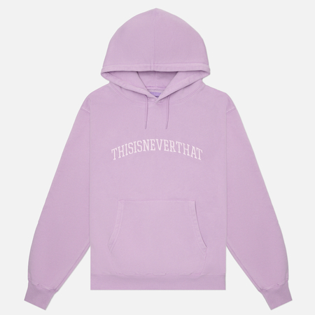 Мужская толстовка thisisneverthat Arch-Logo Regular Fit Hoodie, цвет фиолетовый, размер XL