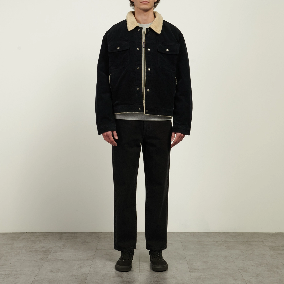 thisisneverthat Мужская демисезонная куртка Sherpa Lined Corduroy Trucker