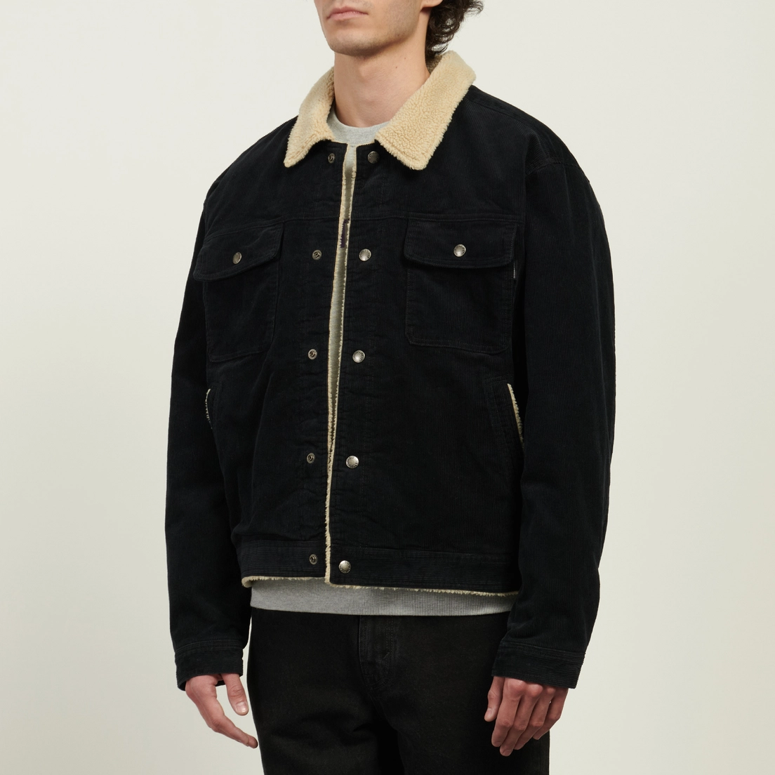 thisisneverthat Мужская демисезонная куртка Sherpa Lined Corduroy Trucker