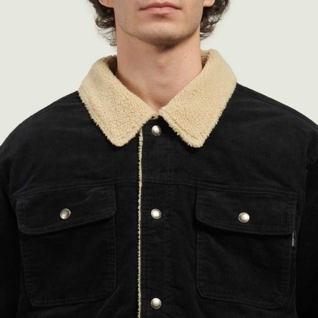 thisisneverthat Мужская демисезонная куртка Sherpa Lined Corduroy Trucker