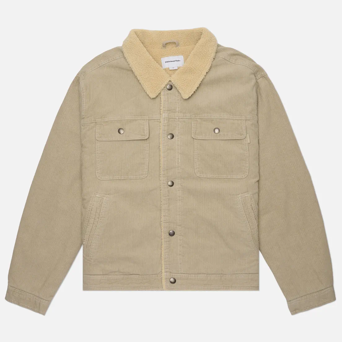 thisisneverthat Мужская демисезонная куртка Sherpa Lined Corduroy Trucker