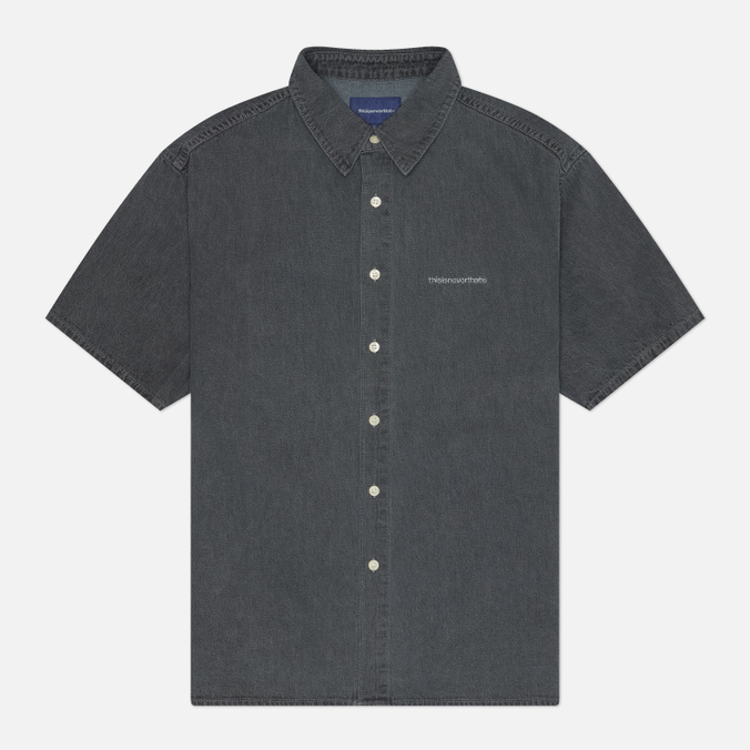 Мужская рубашка thisisneverthat Washed Denim Short Sleeve