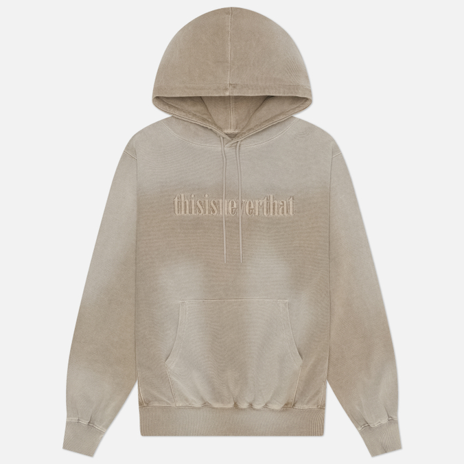 Мужская толстовка thisisneverthat Overdyed Embroidery Hoodie Regular