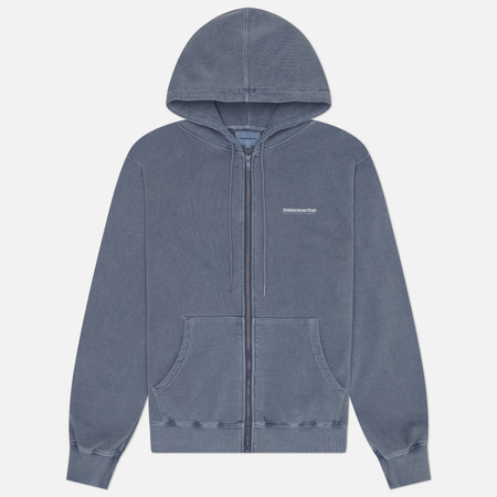 Мужская толстовка thisisneverthat INTL. Logo Zip-Up Hoodie, цвет синий, размер XL